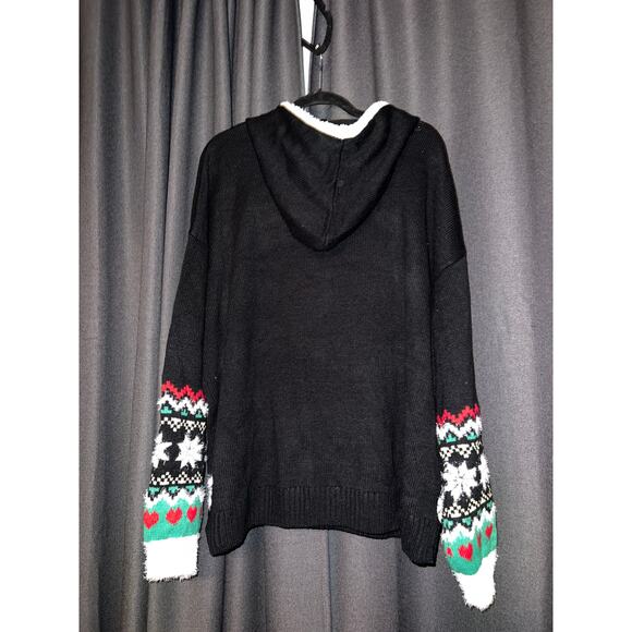 Ugly Christmas Sweater Xmas Size 1X Cat - Picture 4 of 4